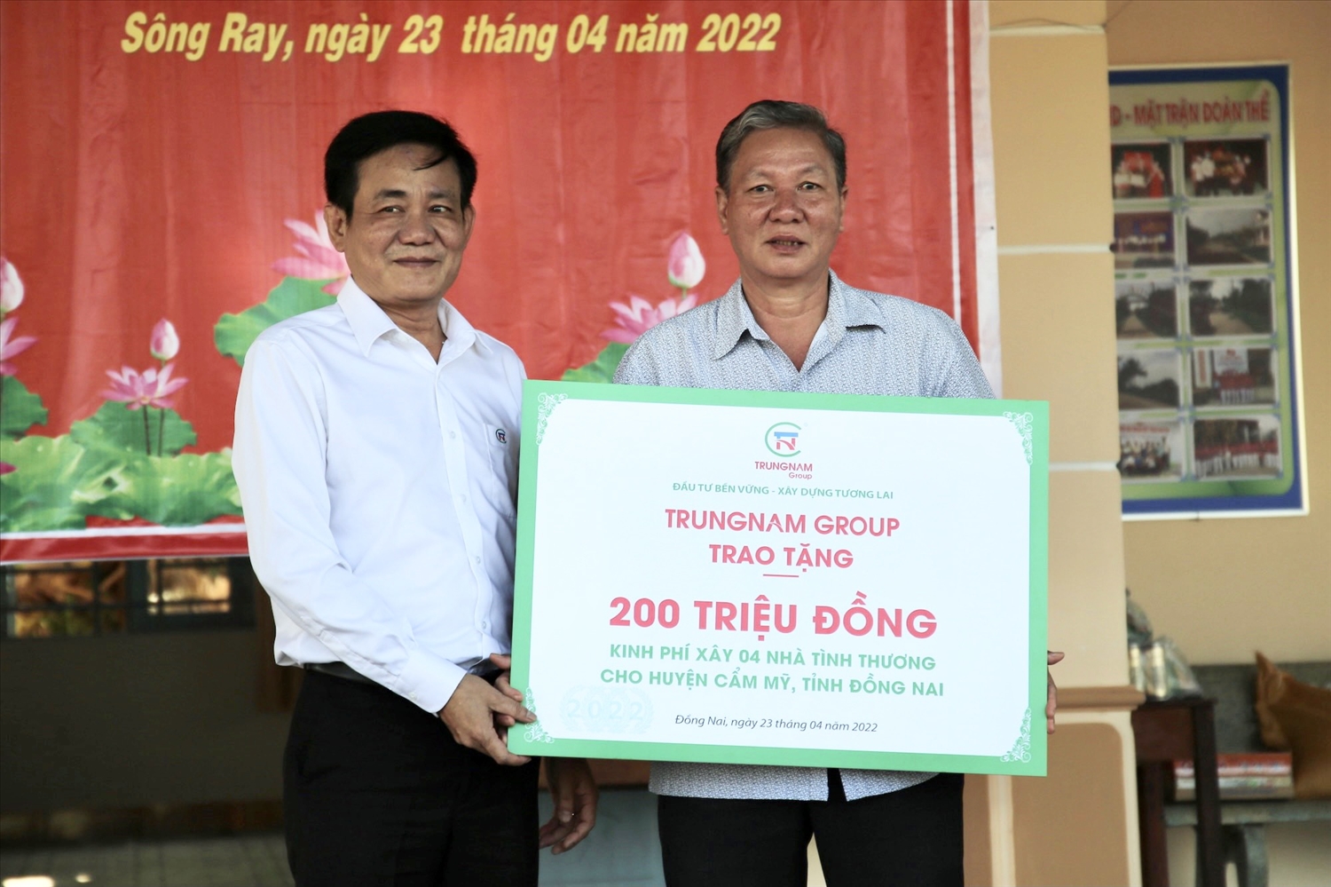TRUNGNAM GROUP HANDED OVER HOUSES TO POVERTY IN DONG NAI