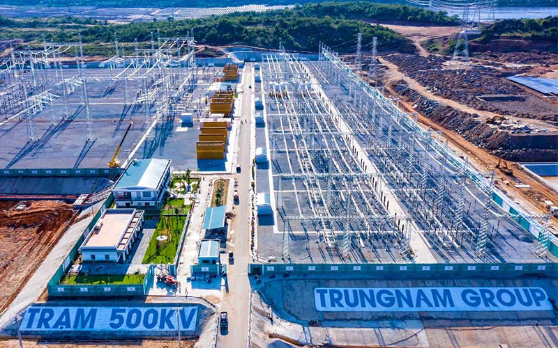 Khánh thành Dự án Trạm biến áp 500kV và đường dây 220/500kV kết hợp Nhà máy điện mặt trời 450 MW Khánh thành Dự án Trạm biến áp 500kV và đường dây 220/500kV kết hợp Nhà máy điện mặt trời 450 MW